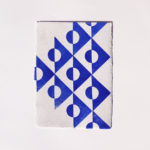 carte rond triangle bleue