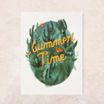 poster summertime imprimé