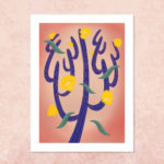 Let's Grow Poster le grand cactus bleu