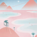 poster flamingo's lakes vue de près